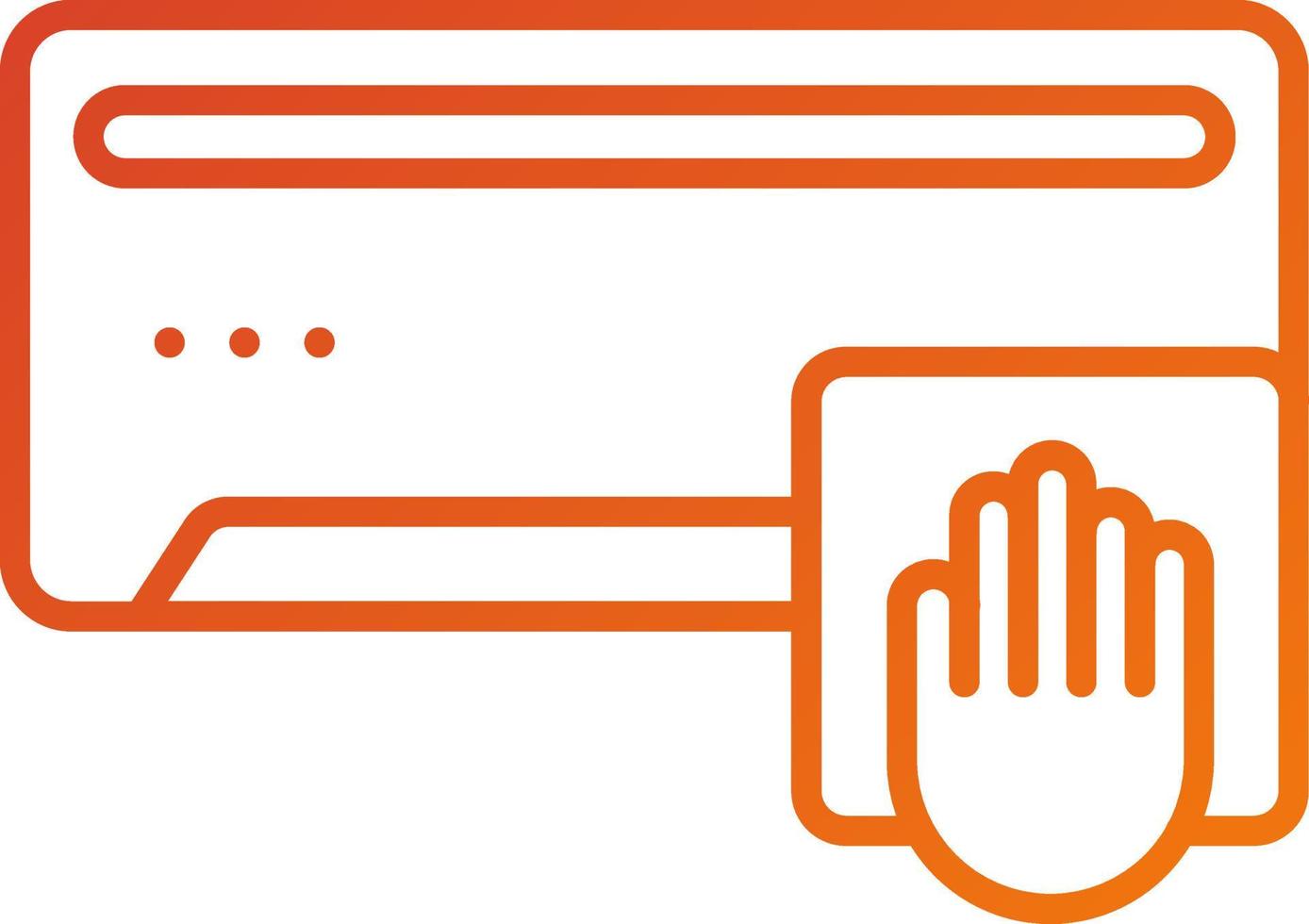 Airconditioner Cleaning Icon Style vector