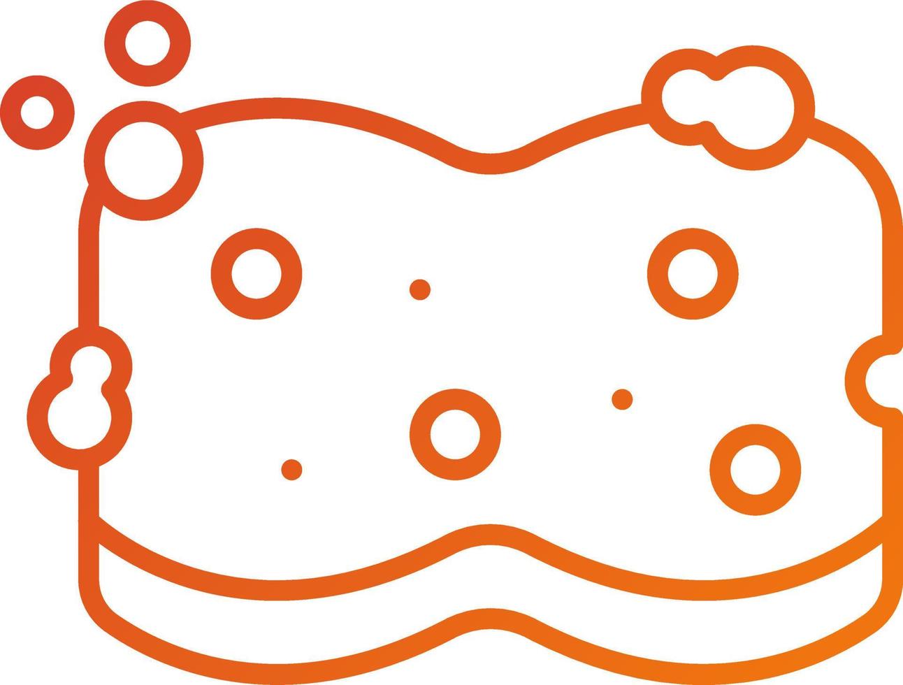 Sponge Icon Style vector