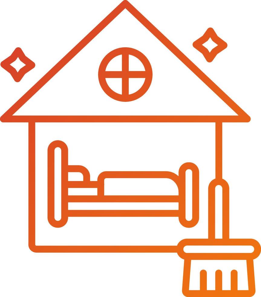 Airbnb Cleaning Icon Style vector