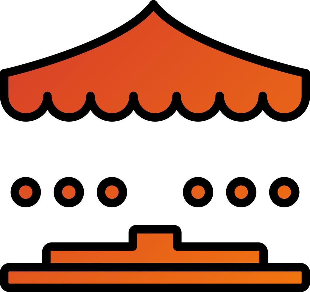 Amusement Park Icon Style vector