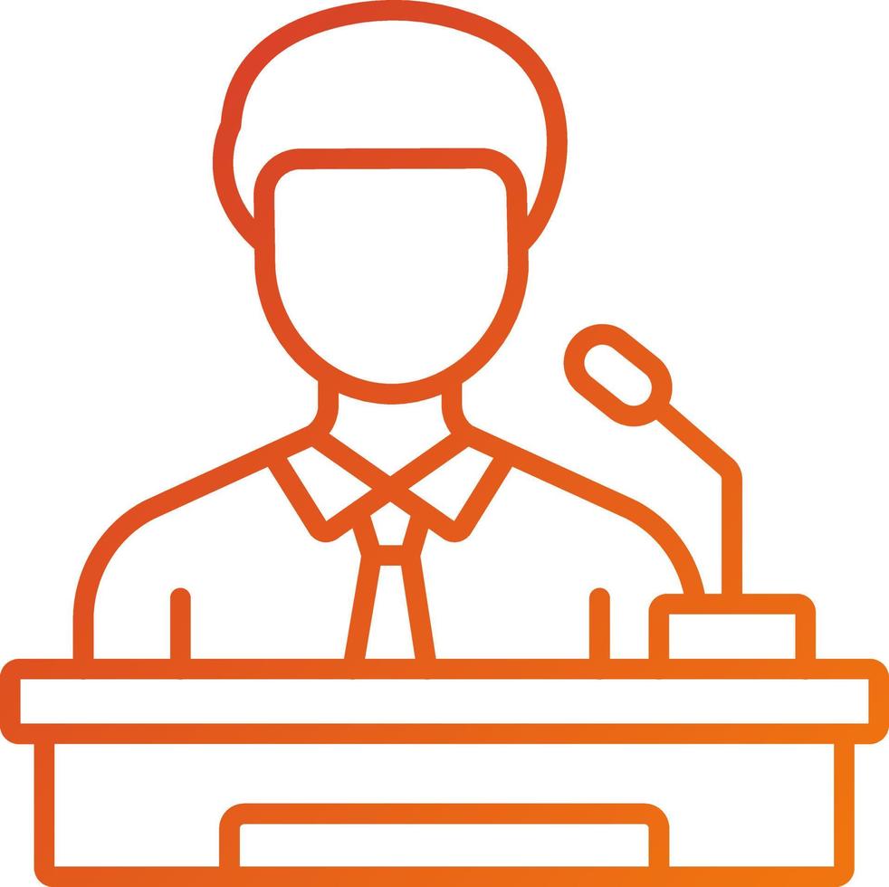Assistant Minority Leader Icon Style vector