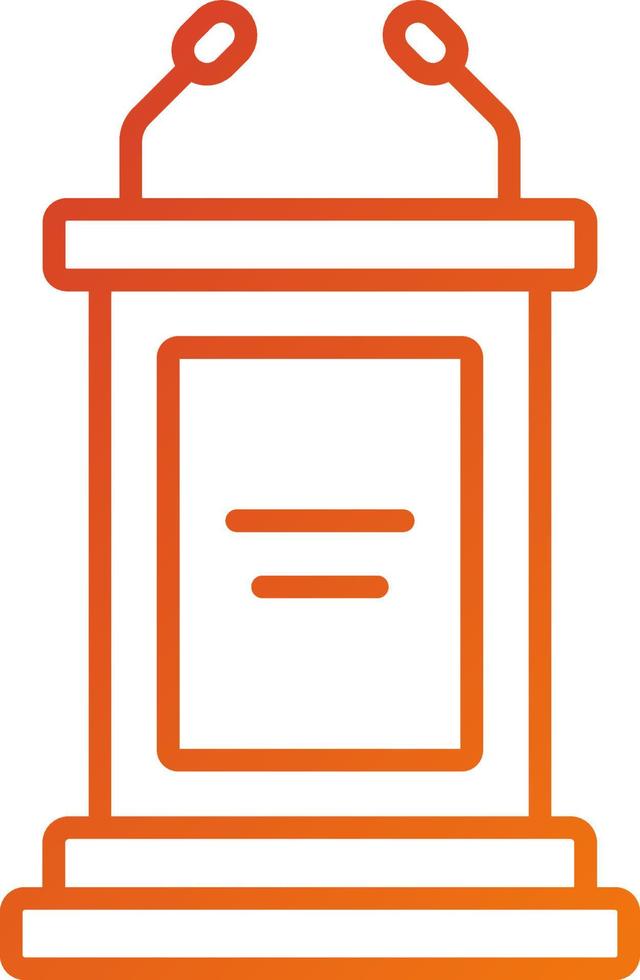 Bully Pulpit Icon Style vector