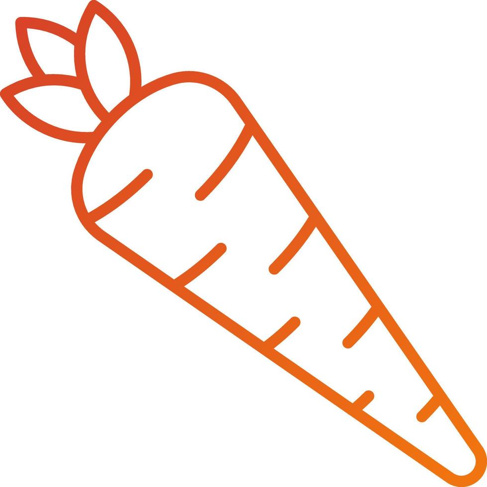 Carrot Icon Style vector