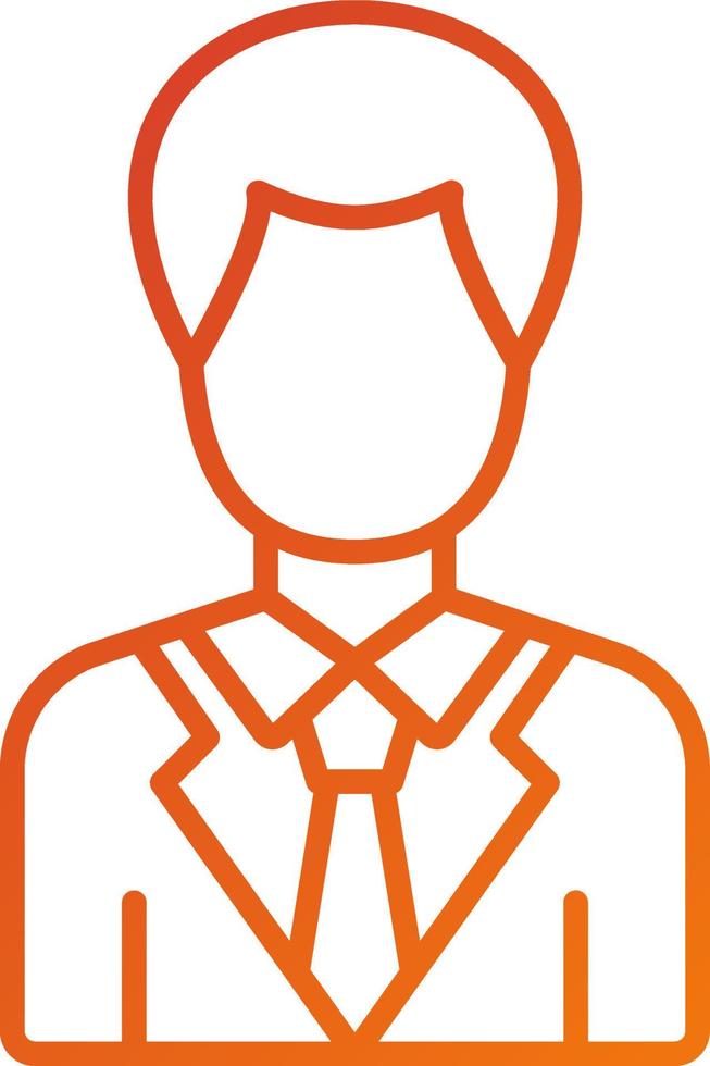 Director Male Icon Style vector