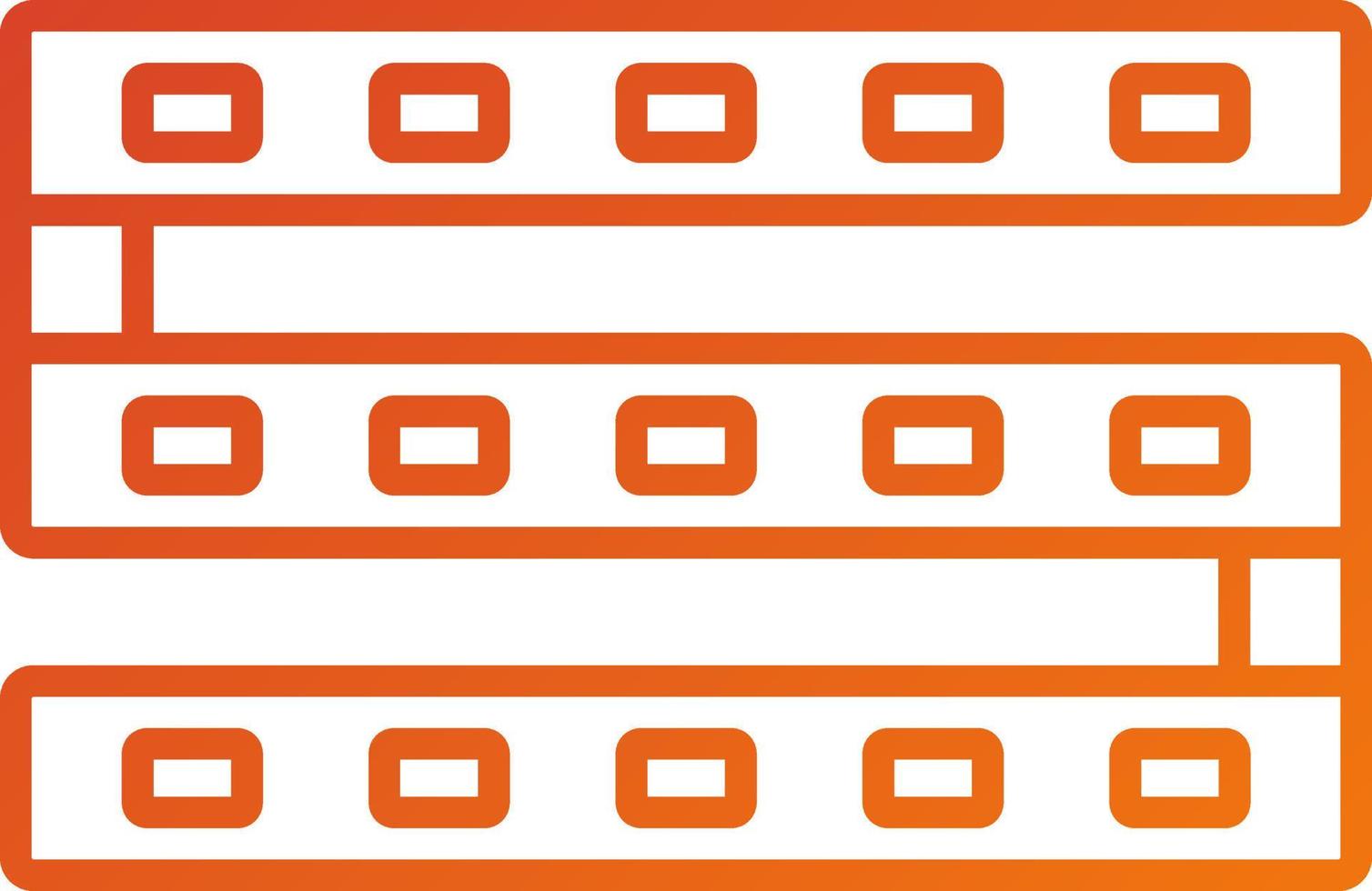 Led Strip Icon Style vector