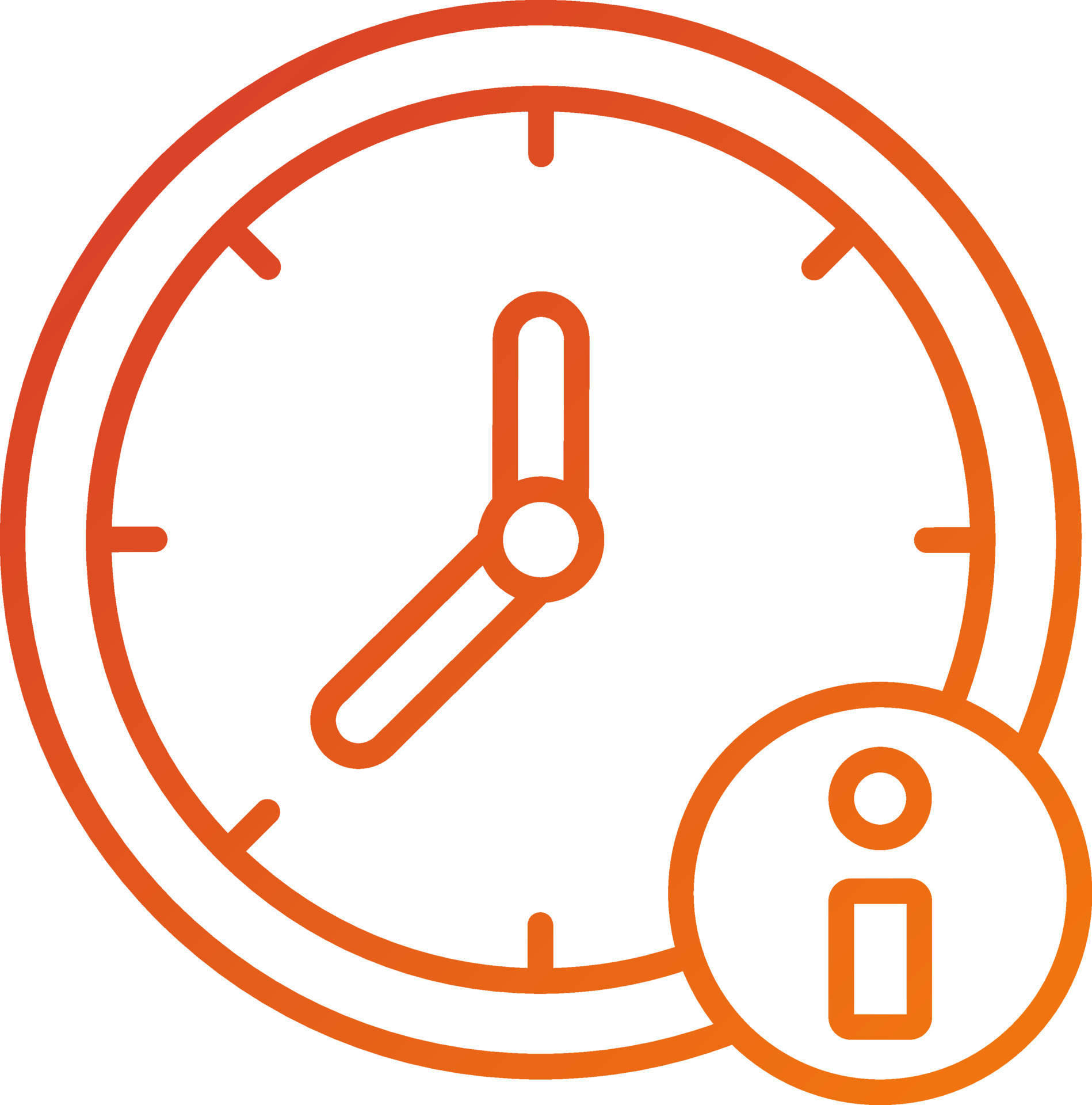 Clock Out Icon Style 21642410 Vector Art at Vecteezy