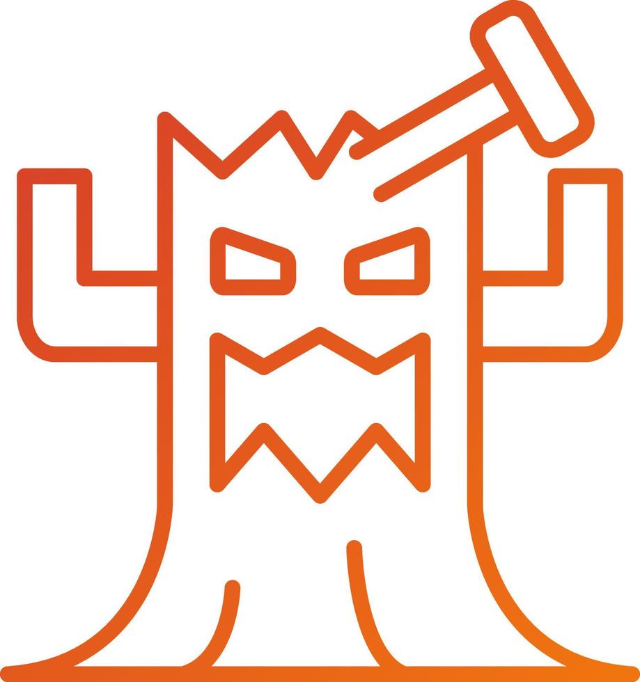 Halloween Tree Icon Style vector