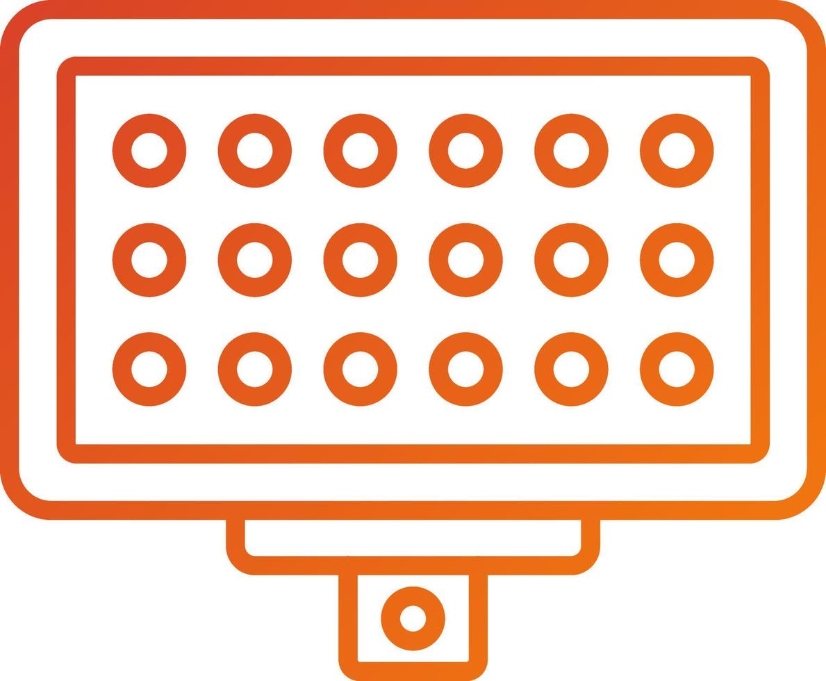 Led Panel Icon Style vector