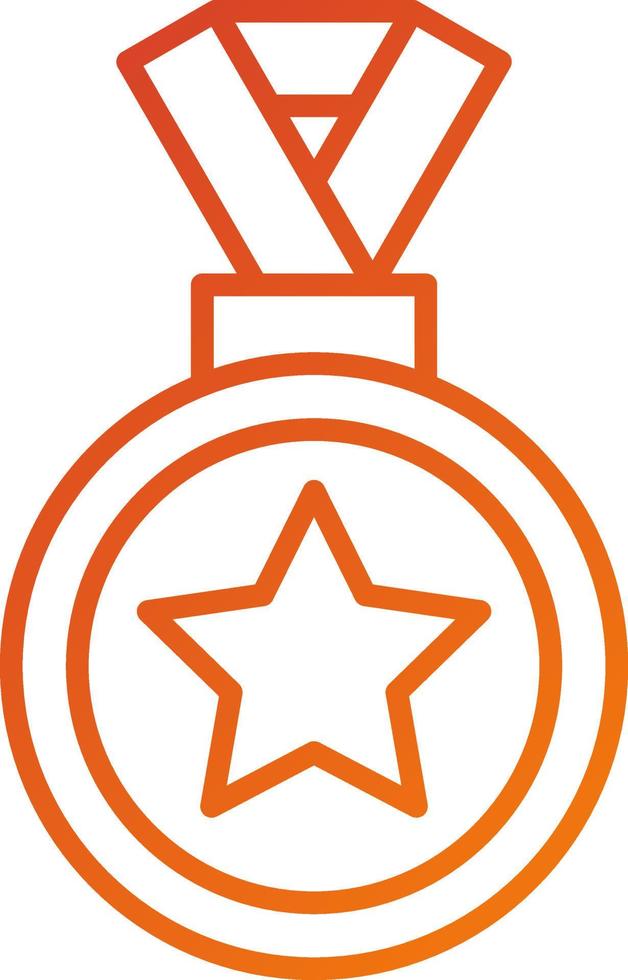 Gold Medal Icon Style 21642525 Vector Art at Vecteezy