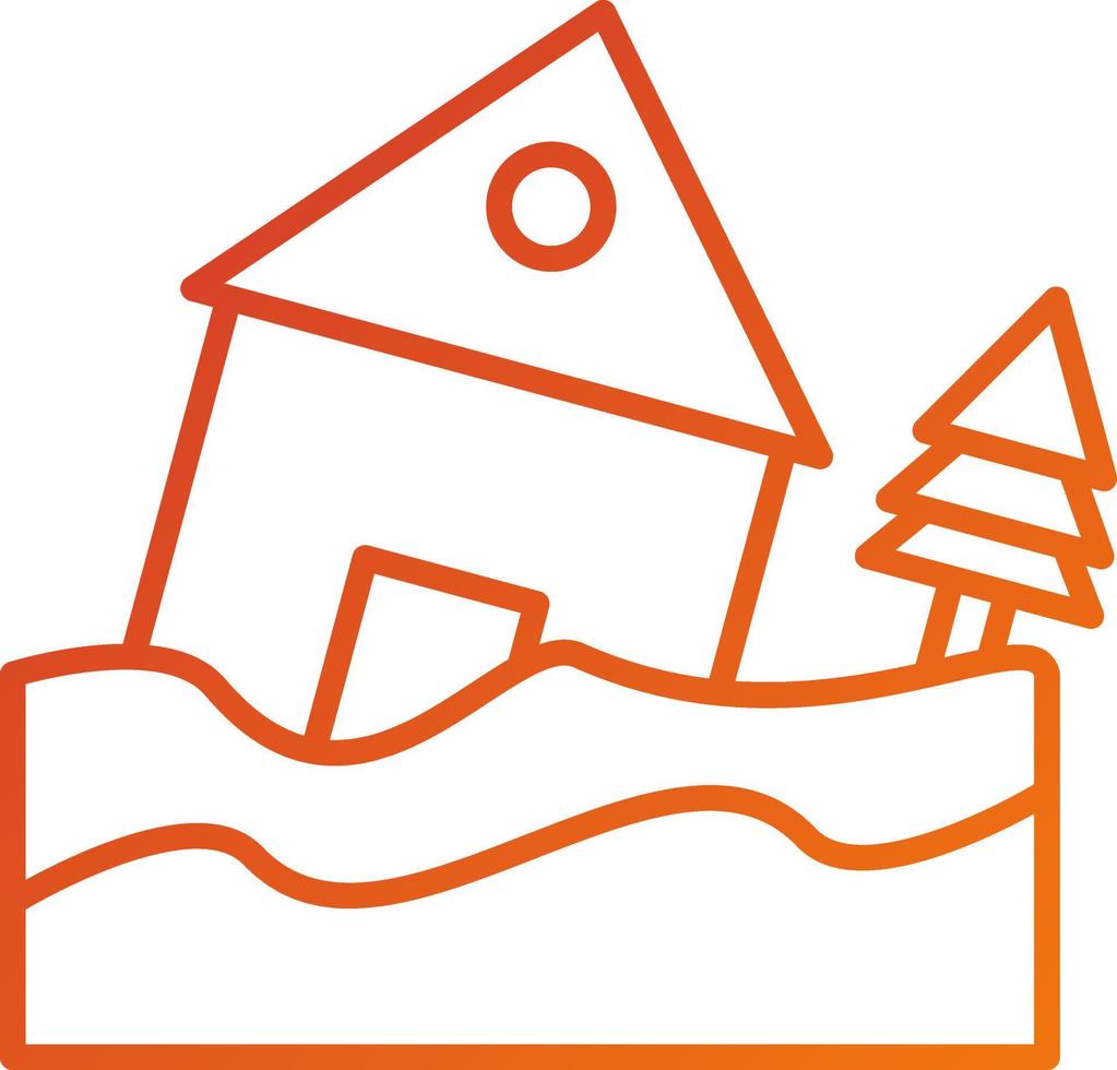 Disaster Icon Style vector