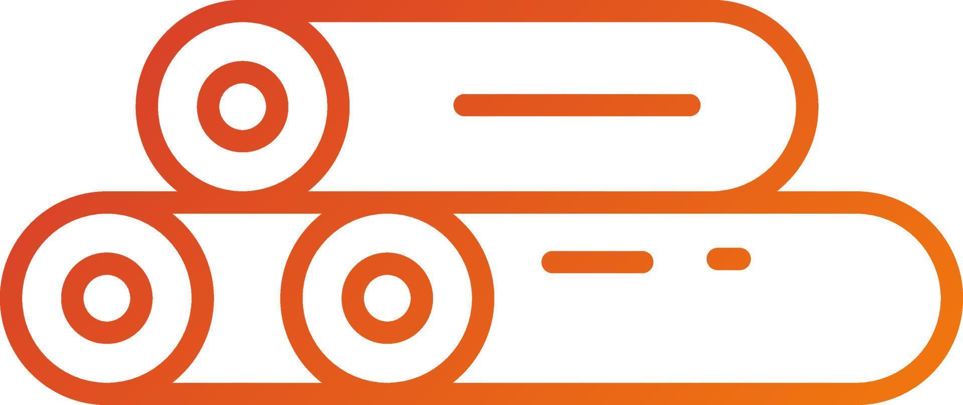Log Icon Style vector
