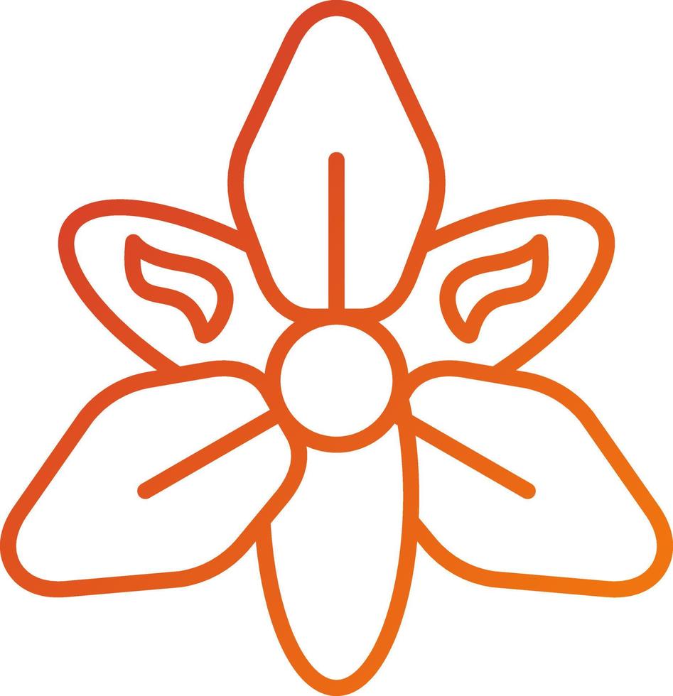 Gladiolus Icon Style vector