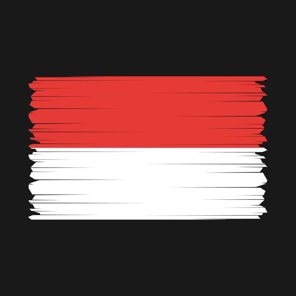 Indonesia Flag Vector Illustration