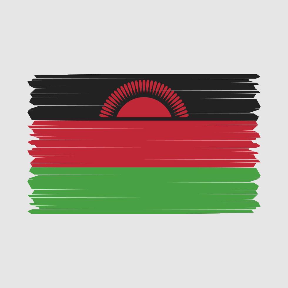 Malawi Flag Vector Illustration
