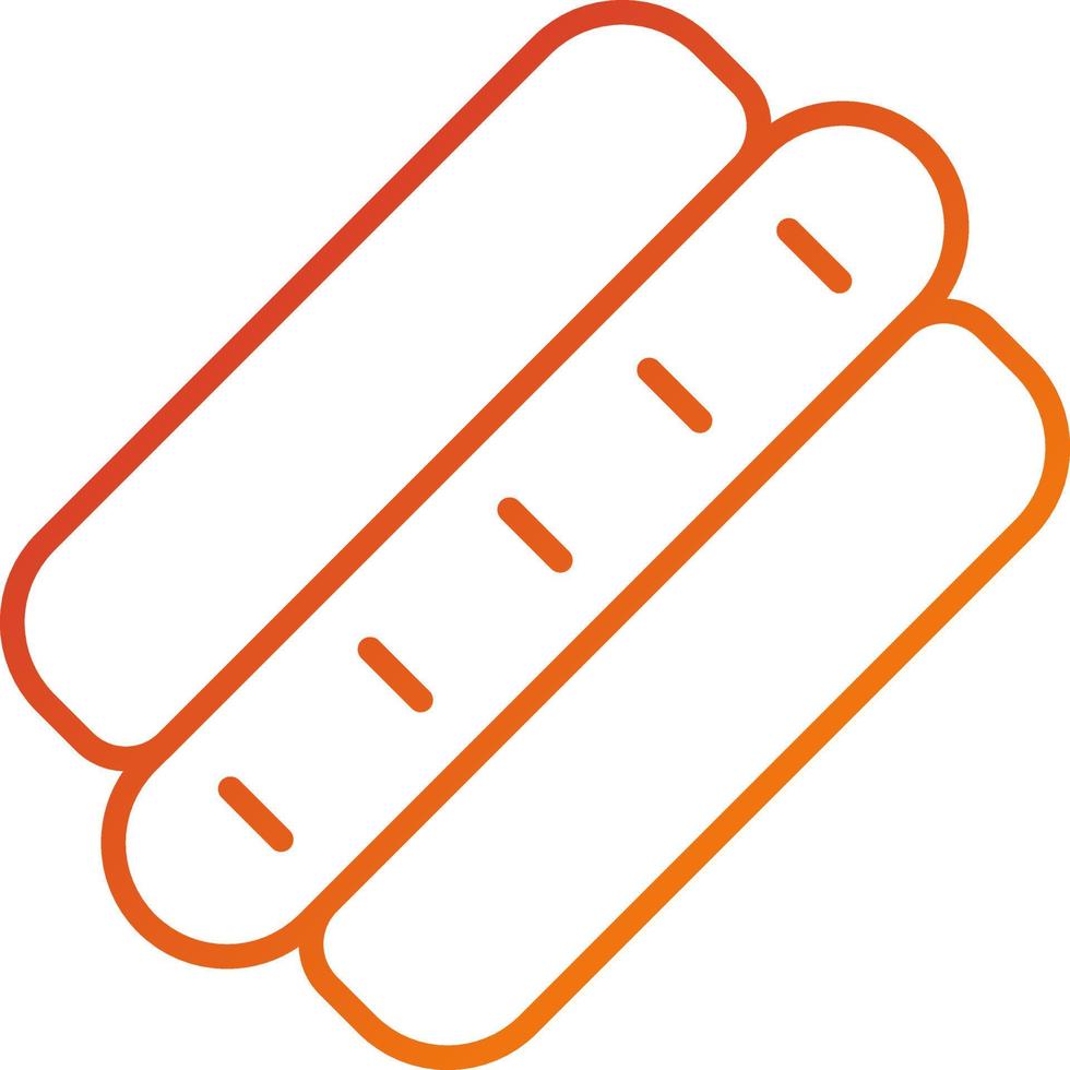 Hot Dog Icon Style vector