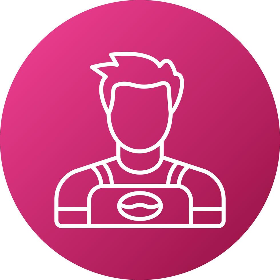 Barista Icon Style vector