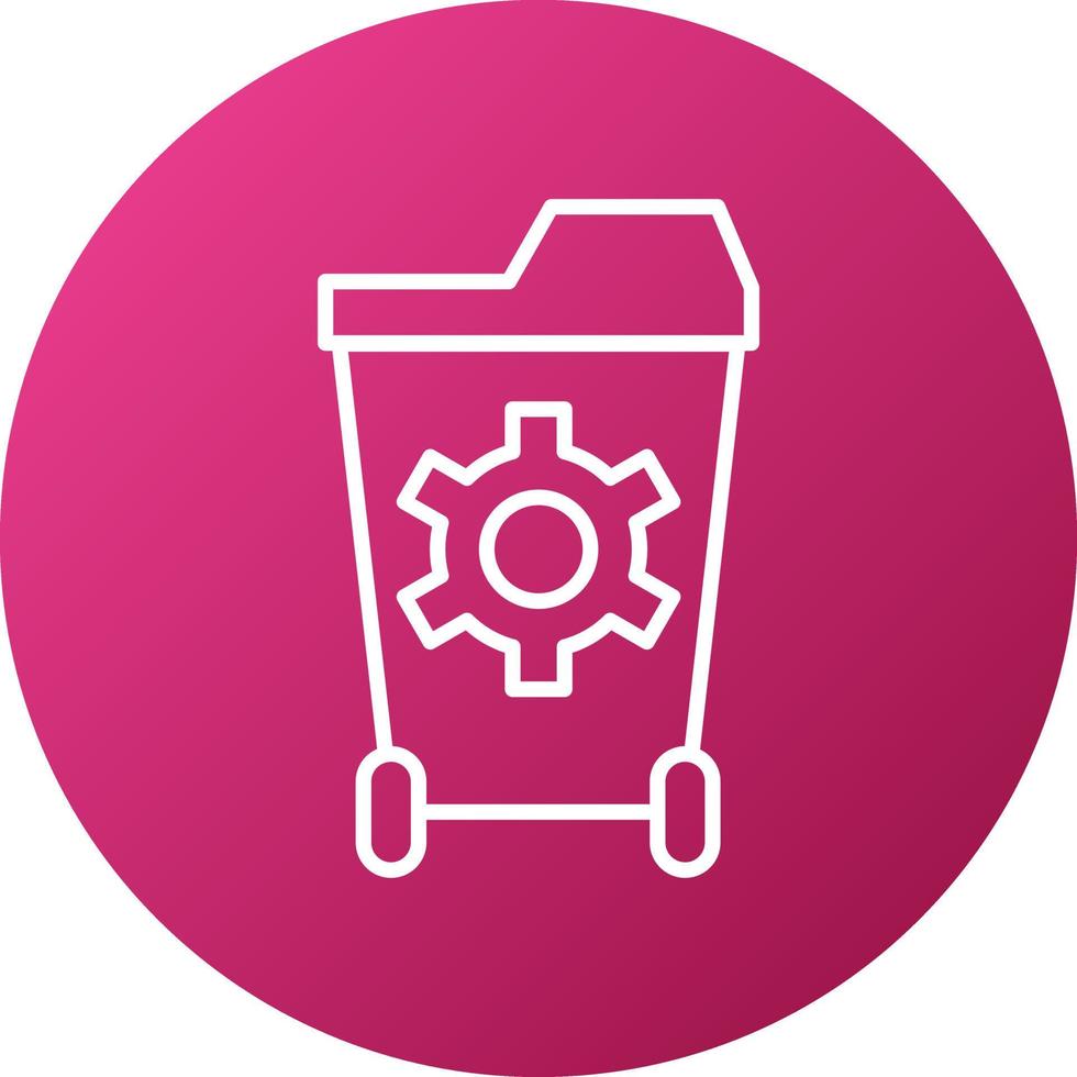 Waste Management Icon Style vector