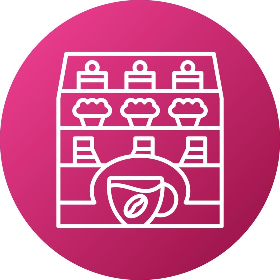 Cafe Wifi Icon Style vector