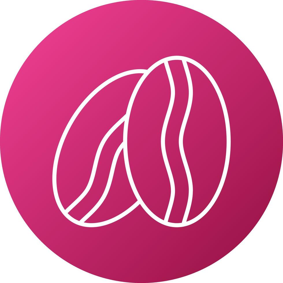 Coffee Beans Icon Style vector