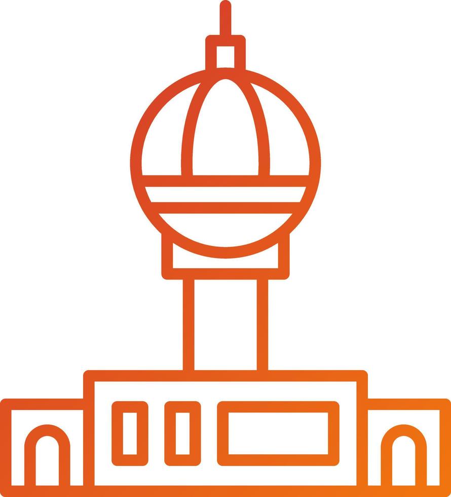 fernsehturm Berlina icono estilo vector