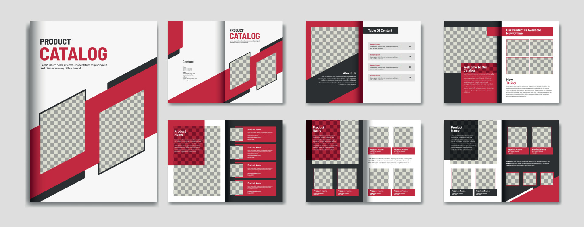 Minimalist product catalog design template, multipurpose product Minimalist product catalog design template, multipurpose product