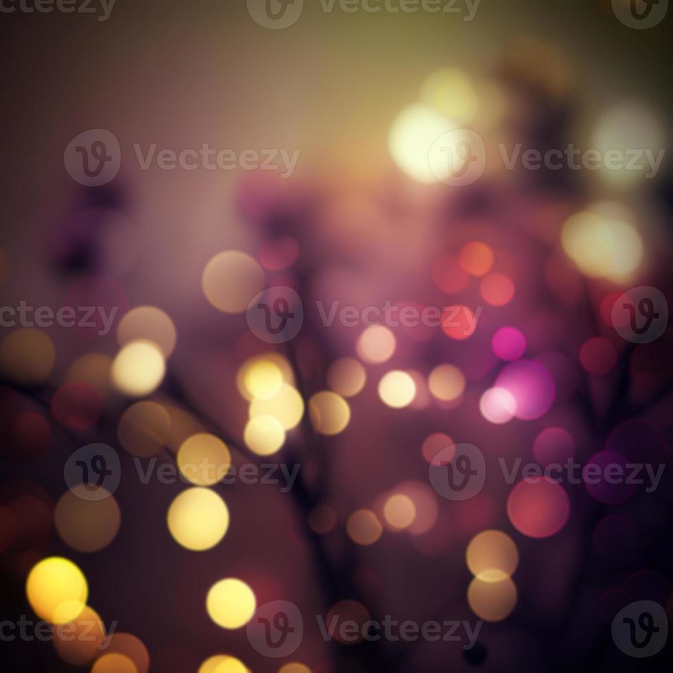 Abstract background with bokeh defocused lights, created with generative AI photo