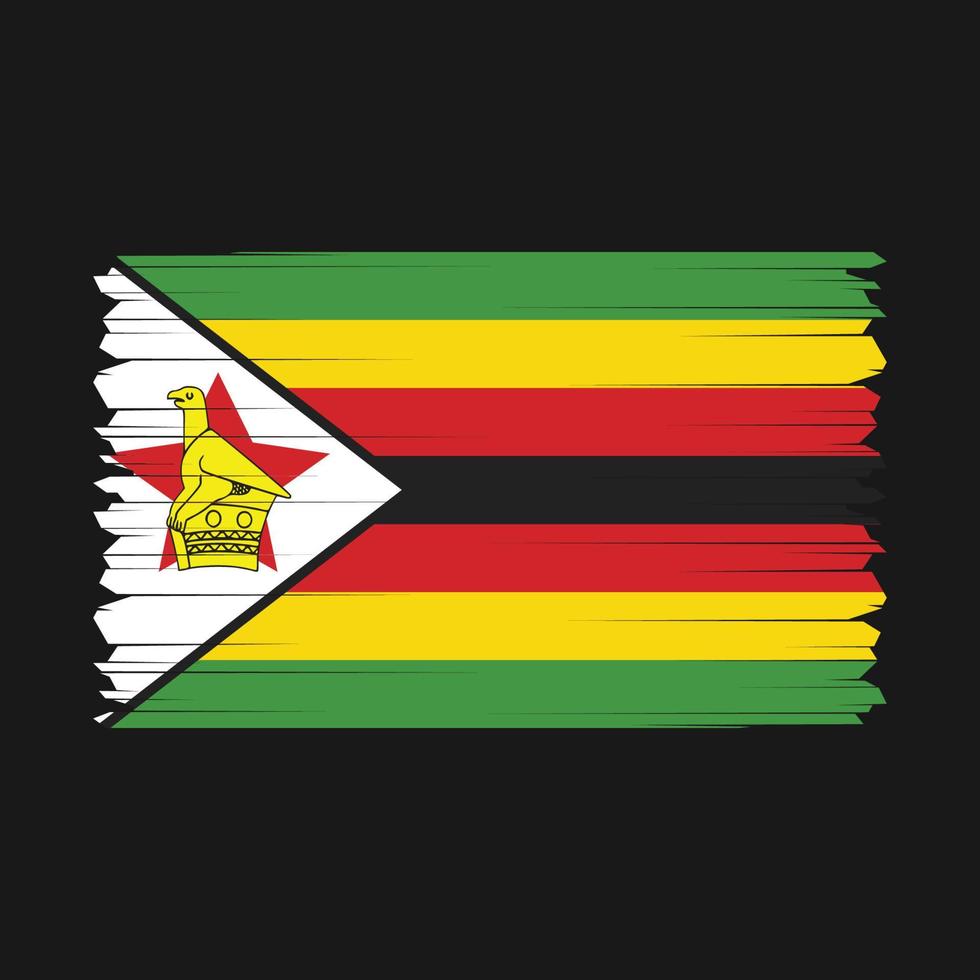 Zimbabwe Flag Vector Illustration 21643596 Vector Art at Vecteezy