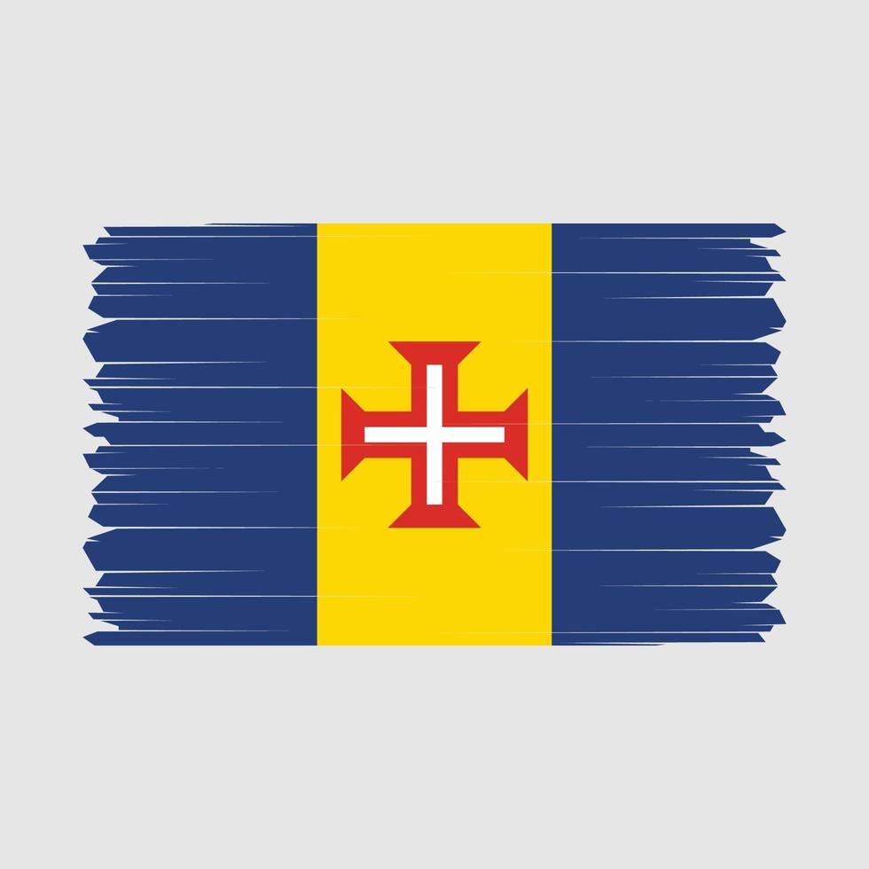 Madeira Flag Vector Illustration