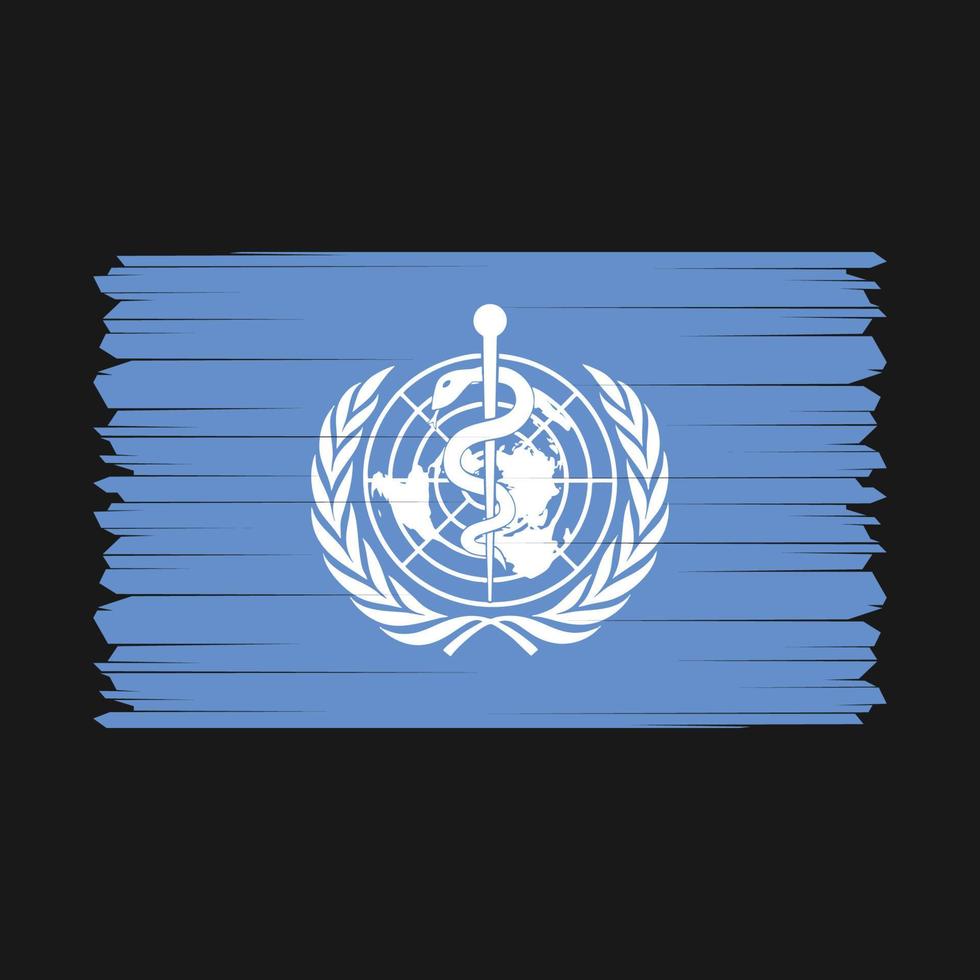 WHO Flag Vector Illustration