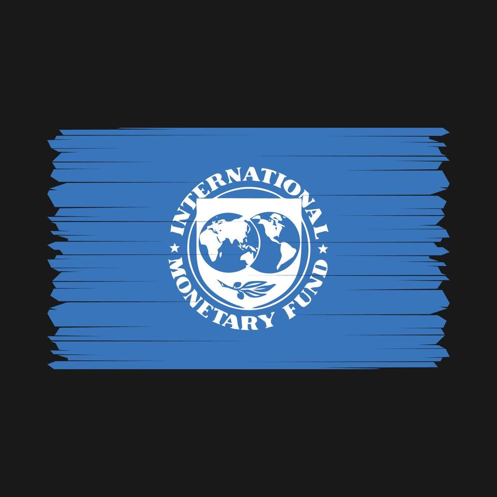 imf bandera vector ilustración