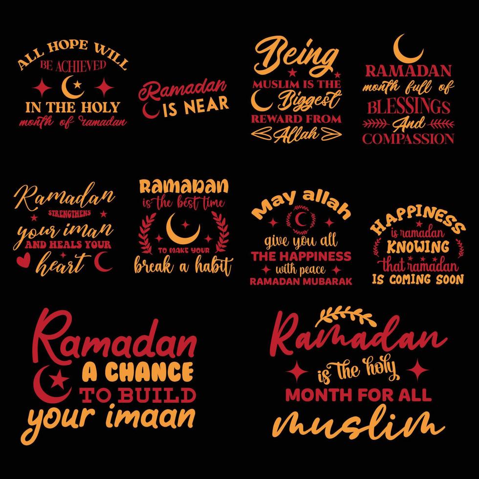 Ramadán t camisa haz vector