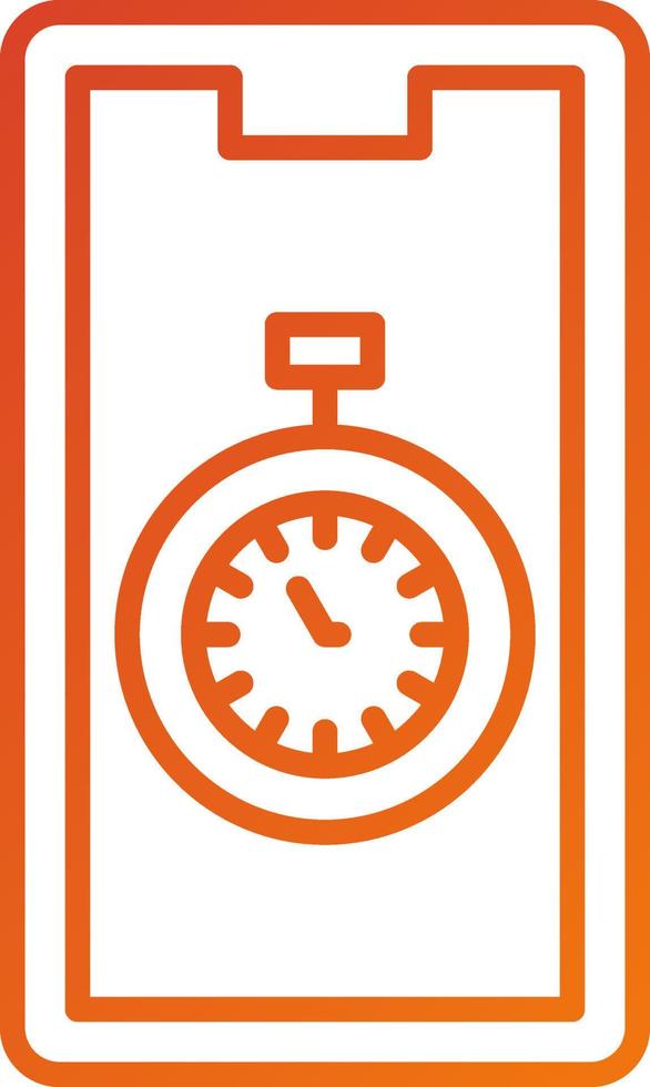 Stopwatch Icon Style vector