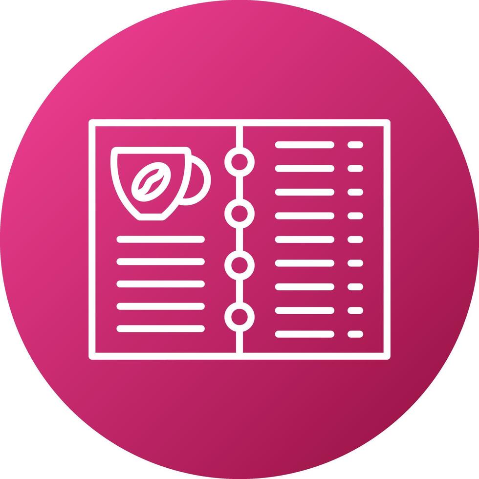 Coffee Menu Icon Style vector