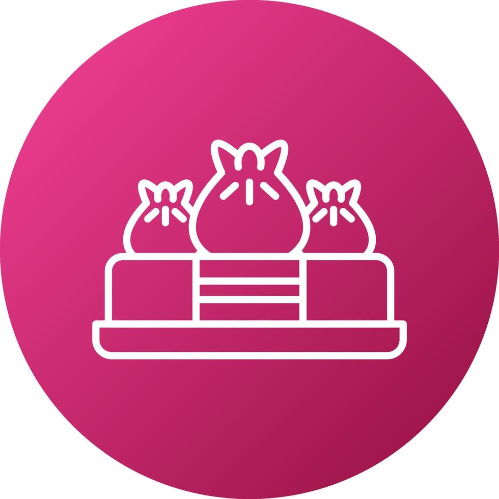Dim Sum Icon Style vector