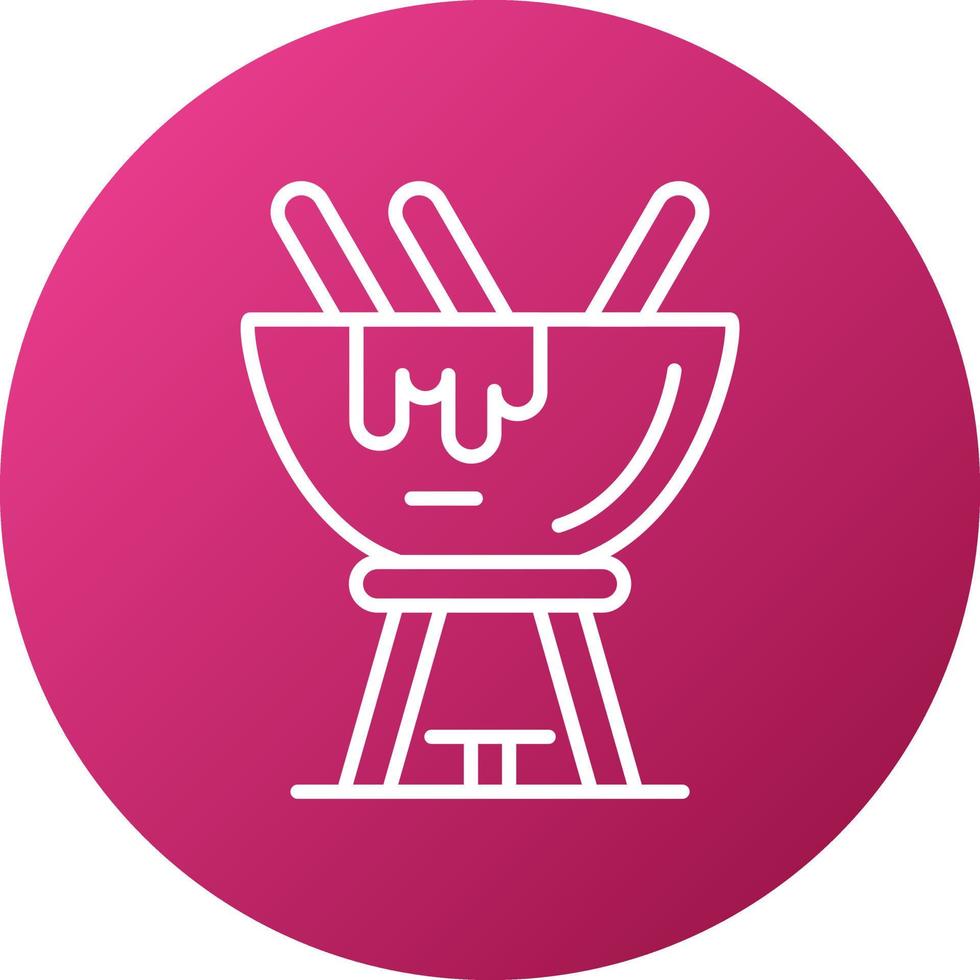 Fondue Icon Style vector