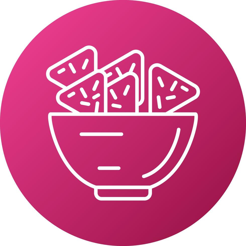Nachos Icon Style vector