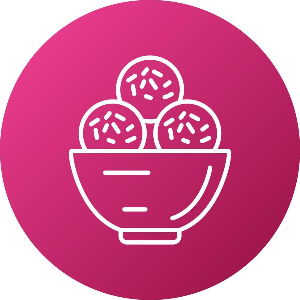 Falafel Icon Style vector