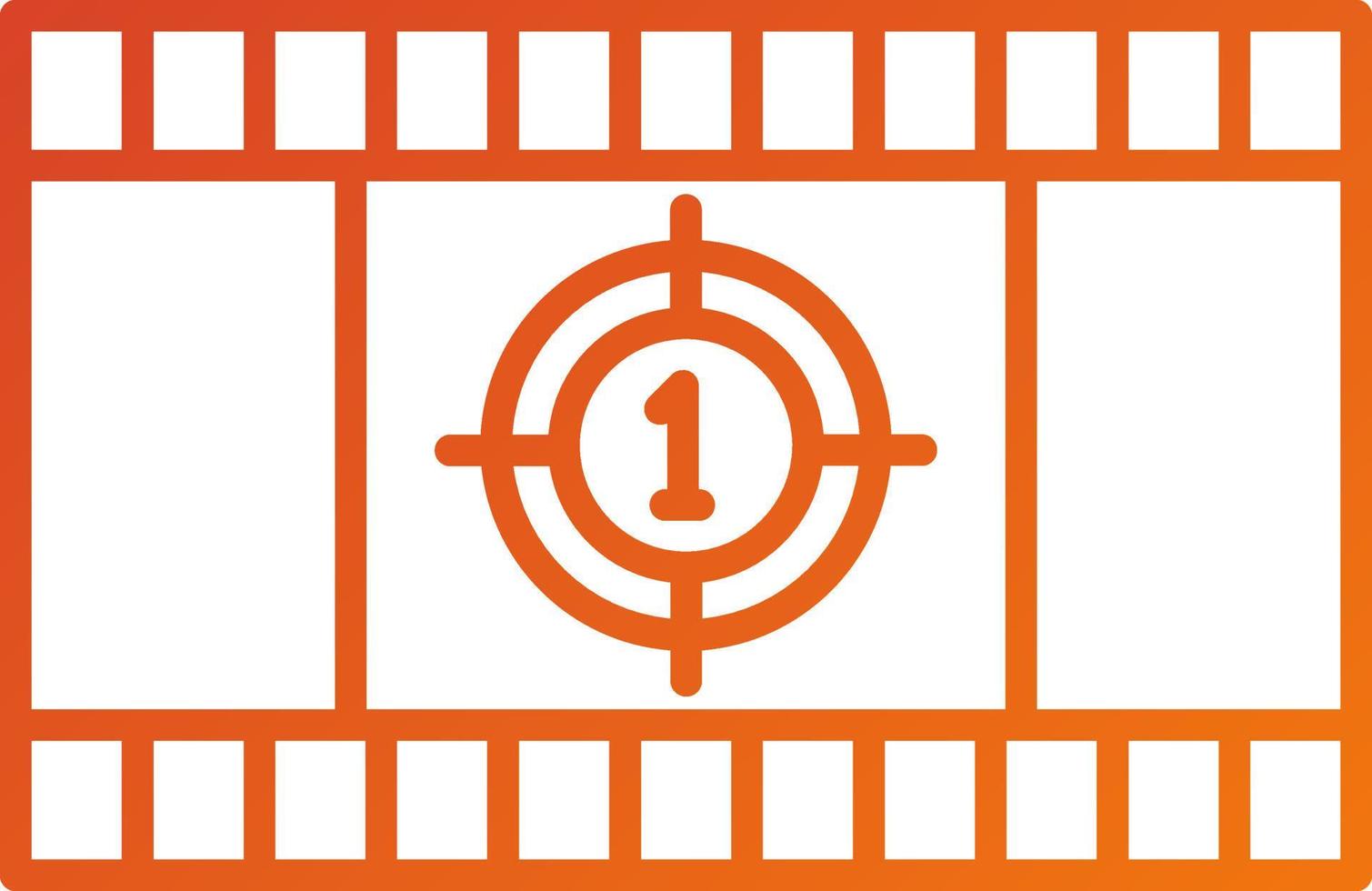 Cinema Countdown Icon Style vector