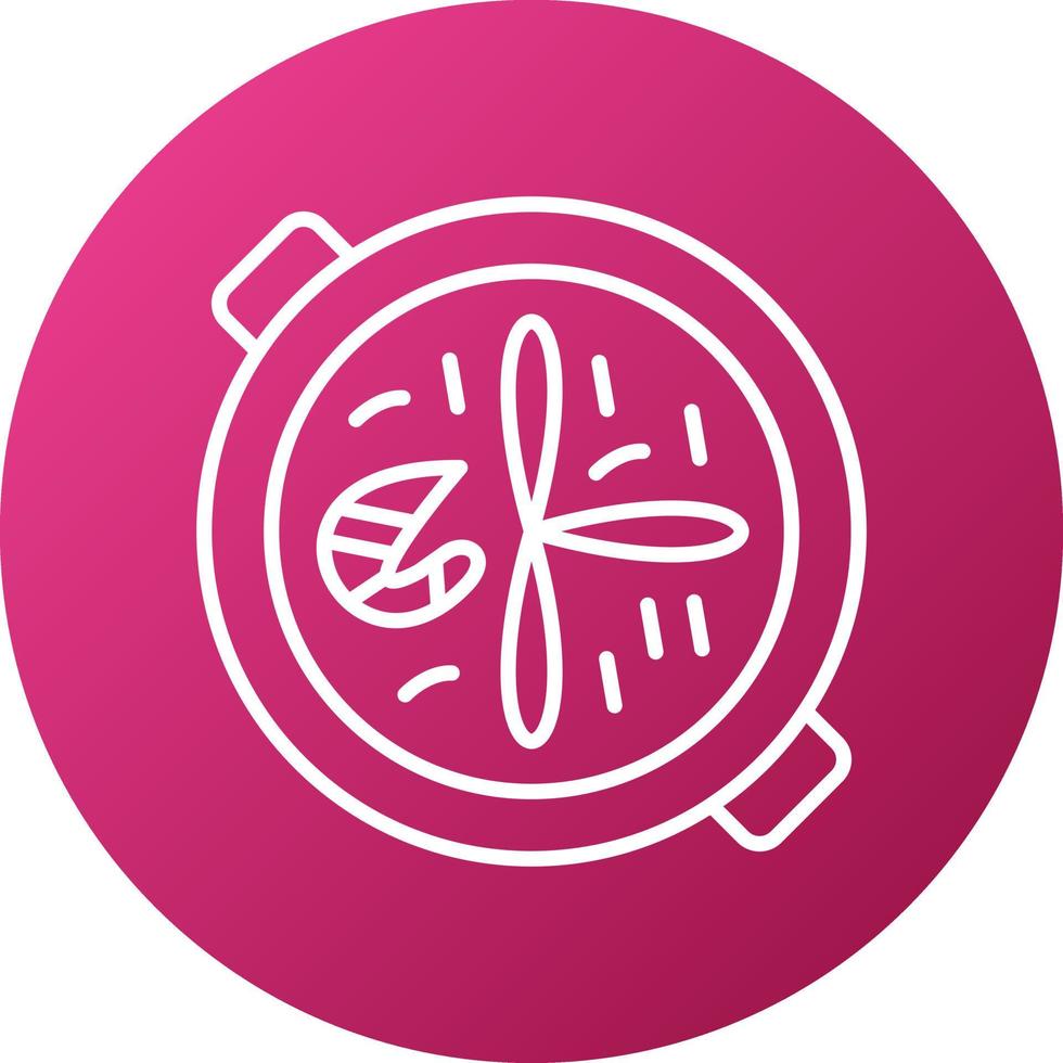 Paella Icon Style vector