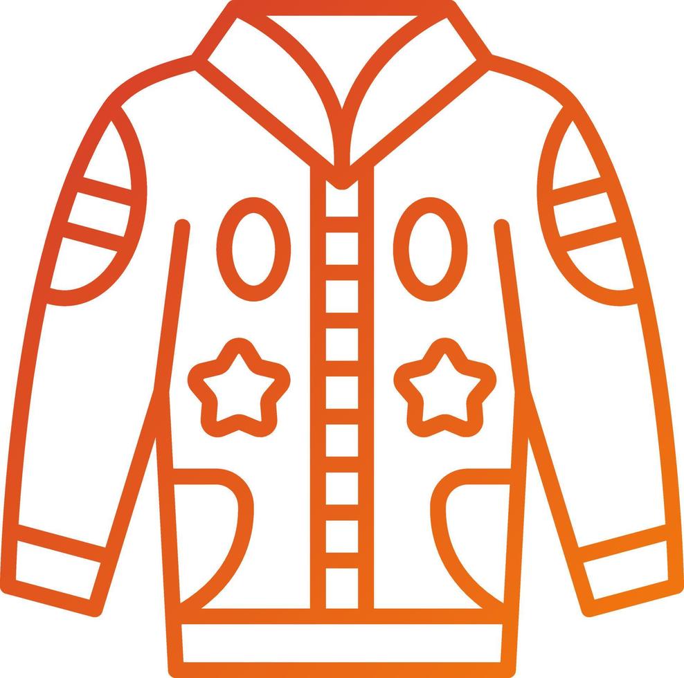 Race Jacket Icon Style vector