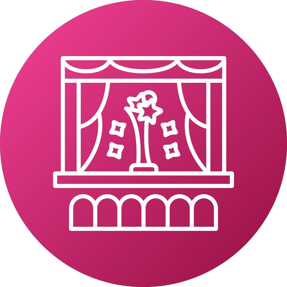Award Show Icon Style vector