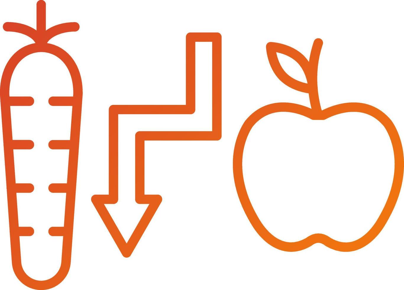 Calorie Deficit Icon Style vector