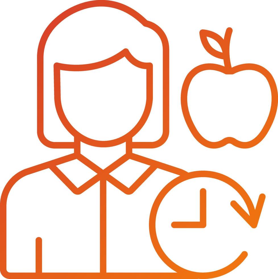 Anti Aging Diet Icon Style vector
