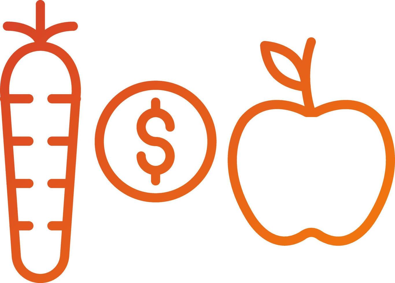 Budget Eating Icon Style vector