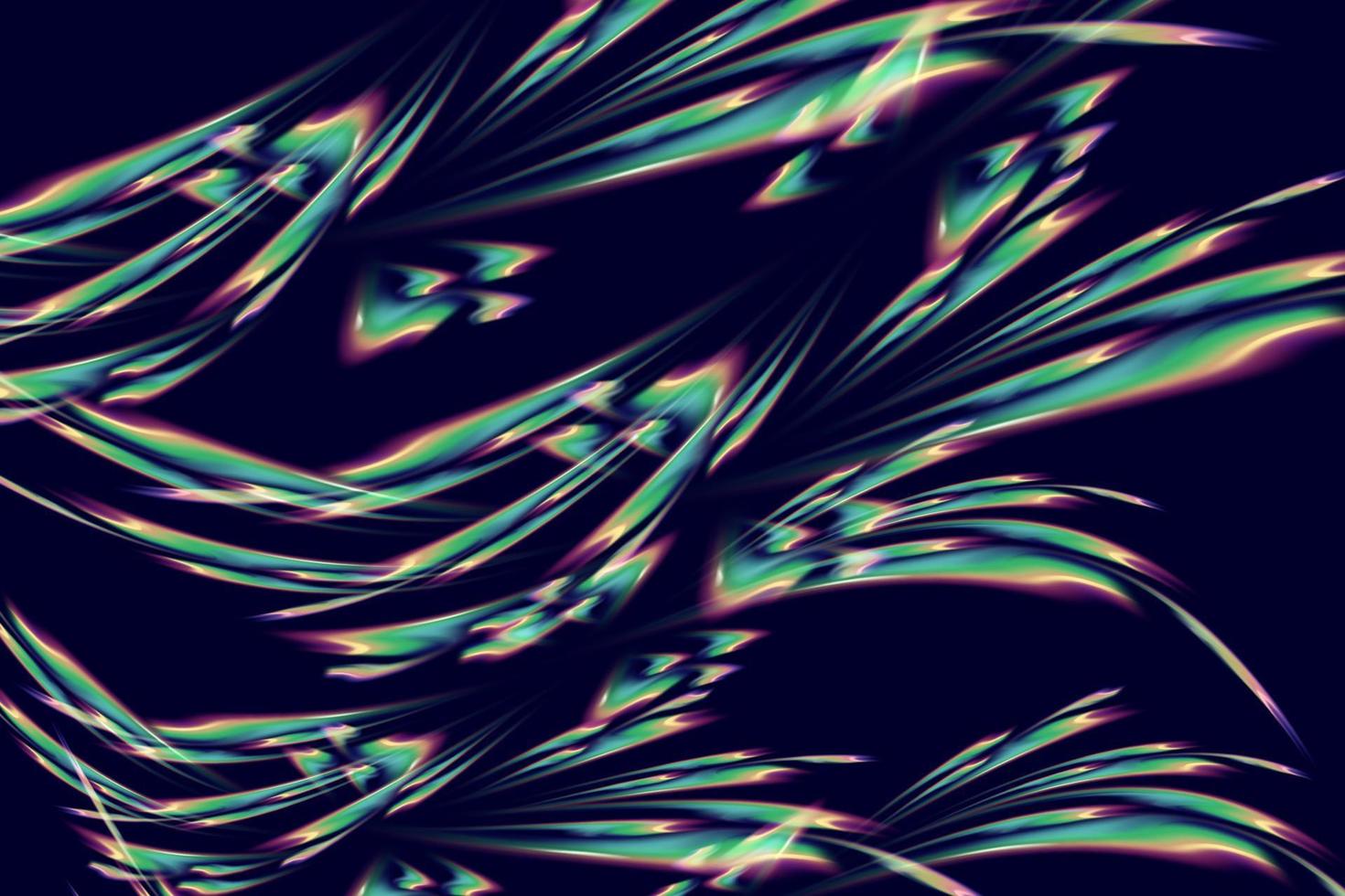 A set of colourful vector lens, crystal rainbow light and flare transparent effects.Overlay for backgrounds.Triangular prism concept.