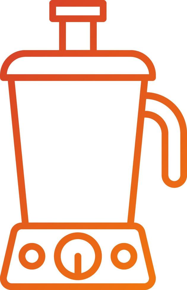 Food Processor Icon Style vector