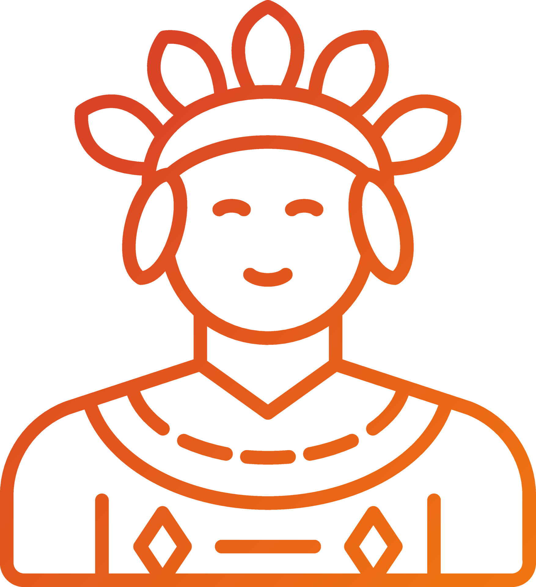 Shaman Icon Style 21644652 Vector Art at Vecteezy