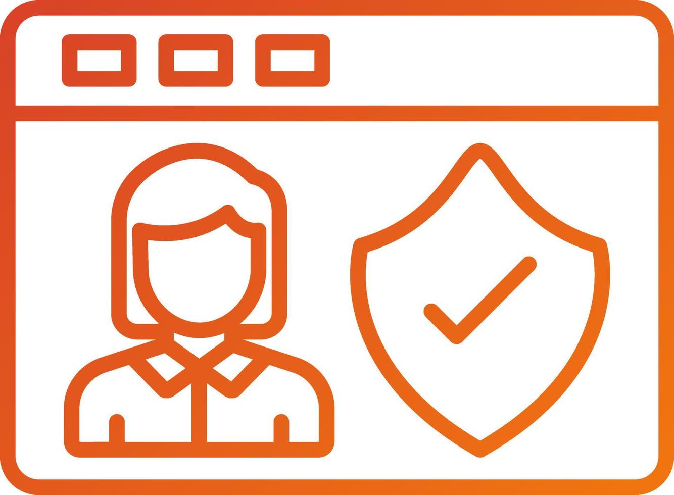 Access Control Icon Style vector