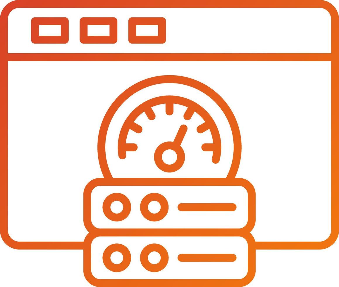 Browser Cache Icon Style vector