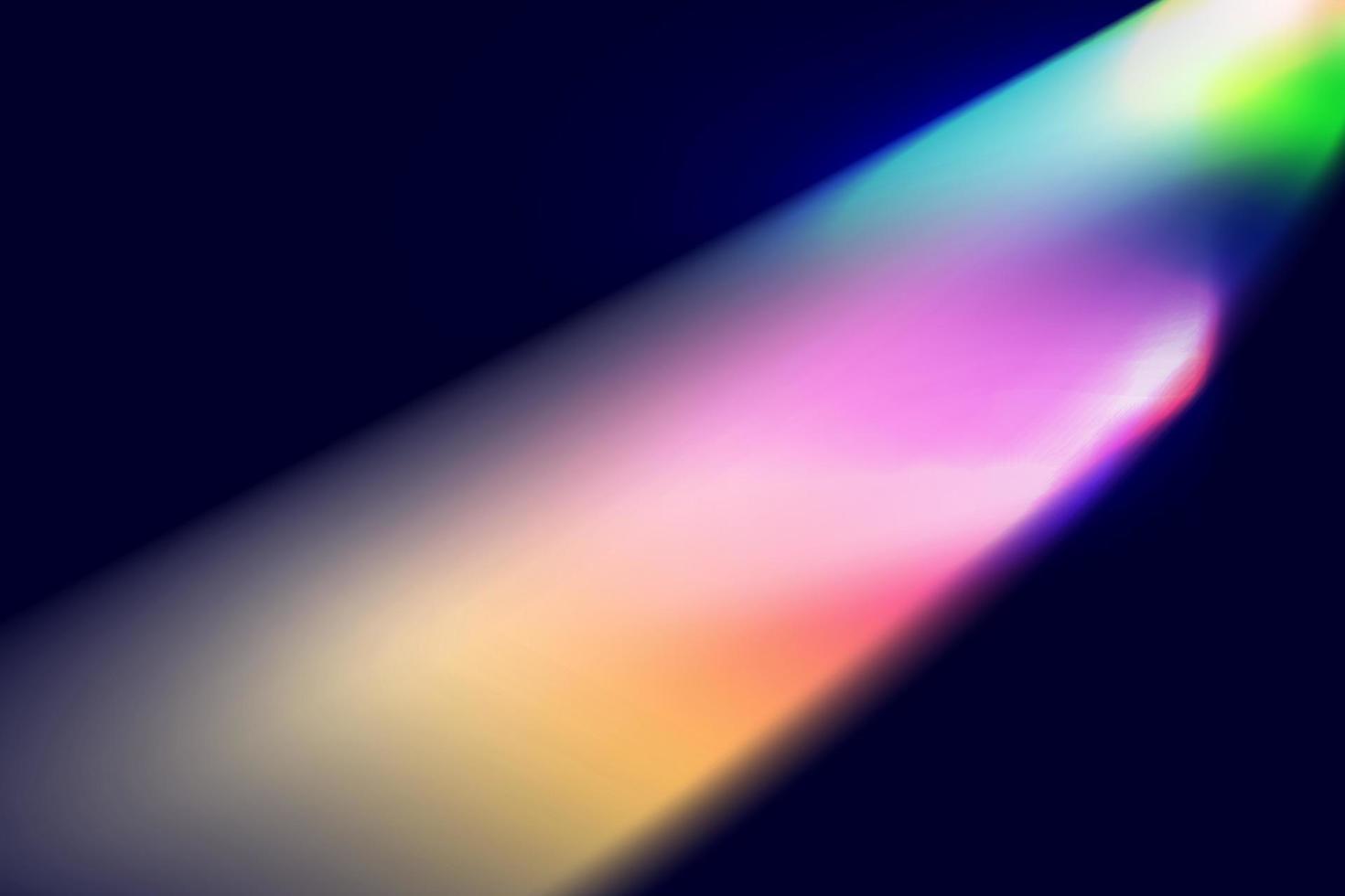 A set of colourful vector lens, crystal rainbow light and flare transparent effects.Overlay for backgrounds.Triangular prism concept.